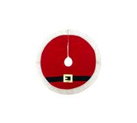 Jupe de Sapin de Noël Ronde, Tissu velouté, S