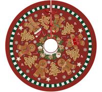 Jupe De Sapin De NoëL,Tapis De Sapin De Noel 93cm,Cache Pied Sapins De Noel,Jupe Sapin De Noel pour DéCorations De Vacances De FêTe 05