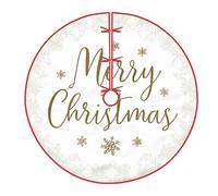 Jupe de sapin Merry Tree, flocon de neige blanc sous le sapin, décorations de vacances pour la maison, l'église, l'intérieur et l'extérieur, les festivals, la décoration de fête, 152,4 cm