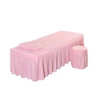Jupe de table de massage Couvre-lit for Club de Massage Spa uniquement, drap lit for Salon beauté, jupe avec trou, 1 pièces(Color 10,180x70 cover only)