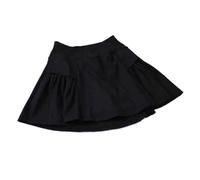 Jupe De Tennis Pour Femme Jupe courte de sport 2 pièces; jupe de course pseudo-deux pièces for femme; tenue de badminton d'été; jupe de tennis respirante à séchage rapide Pour Golf Yoga(Black,XL)