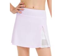 Jupe de tennis pour fille avec short taille haute avec poches, jupe de golf, sport, gym, course à pied, entraînement, école