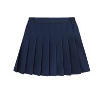 Jupe d'école pour filles - Taille haute élastique - Jupe plissée - Style décontracté - Uniforme scolaire - Style princesse Y2K - Élégante jupe de danse avec short de sécurité, bleu marine, 13-14 ans