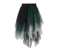 Jupe décontractée pour femme en forme de trapèze comme jupe midi pour le printemps - Coupe confortable, polyvalente, aérée, féminine et élégante