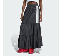 ADIDAS ORIGINALS Jupe 'Summer Glow' noir denim / blanc, Taille 34