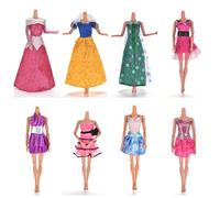 Jupe D'été Multi-Styles Faite À La Main, Vêtements, Lunettes, Robe, Collier En Plastique, Chaussures Pour Poupée Barbie, Accessoires, Jouets Pour Bébé, Meilleur Cadeau