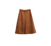 Jupe effet daim femme Salsa Jeans Midi Marron M