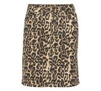 Jupe en jean femme KAFFE Leonora Marron 36