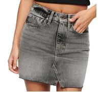 Jupe en jean Gris/Noir Femme Superdry Mini Skirt 28 US