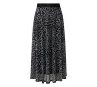 Jupe en maille imprimÃ©e femme COMMA Midi Noir 44