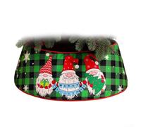 Jupe en tissu non tissé qui s'adapte autour de la base des arbres de Noël pour fournir un look propre et poli pour la décoration de vacances (style de Noël 2)