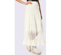 Jupe en tricot coupe en a - Creation L - écru ÉCRU 40