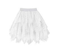 Jupe en Tulle Enfant Fille de Ballet de Danse Tutu de Princesse Jupe Moelleux Doux Tulle Ballet Fête d'anniversaire Jupon Party Robe de Filles Princesses Ballet Tutu Jupes 2-10 ans Pas Cher