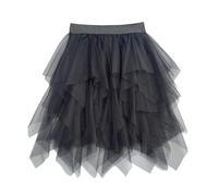 Jupe en Tulle Enfant Fille de Ballet de Danse Tutu de Princesse Jupe Moelleux Doux Tulle Ballet Fête d'anniversaire Jupon Party Robe de Filles Princesses Ballet Tutu Jupes 2-10 ans Pas Cher
