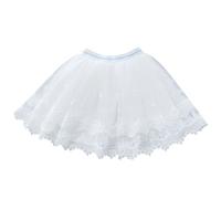 Jupe en Tulle Enfant Fille en Bas Tutu Princesse Jupe Moelleux Doux Tulle Ballet Fête d'anniversaire Jupon Party Robe de Filles Princesses Ballet Tutu Jupes 2-10 ans Pas Cher