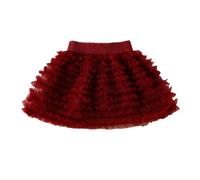 Jupe en Tulle Femme Courte,Jupe Tutu Unie pour Fille - Jupon Plissé Polyvalent pour Tous Les Jours Et Les FêTes