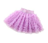 Jupe en Tulle Femme Courte,Jupe Tutu Unie pour Fille - Jupon Plissé Polyvalent pour Tous Les Jours Et Les FêTes