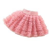 Jupe en Tulle Femme Courte,Jupe Tutu Unie pour Fille - Jupon Plissé Polyvalent pour Tous Les Jours Et Les FêTes