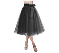 Jupe en Tulle Femme,Jupe Tutu Lolita pour Femme Jupon Court Jupe Mi-Longue pour Les Occasions HabilléEs