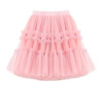 Jupe en Tulle Fille de Ballet de Danse Tutu de Princesse Jupe Moelleux Doux Tulle Ballet Fête d'anniversaire Jupon Party Robe de Filles Princesses Ballet Tutu Jupes 2-10 ans Pas Cher