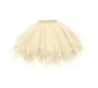 Jupe en Tulle Noir Longue Sequin Carnaval Chic Deguisement Femme Drole Courte Danse Fete Adultes Jupe Hawaienne Soirée Années Annees Costume Lutin Farceur Compatible avec FestivalTaille Unique