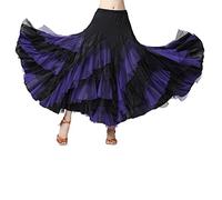 Jupe en tulle pour femme - Jupe tutu élégante - Jupe de ballet douce - Couche en tulle - Jupe de scène - Jupe légère - Jupe de fête - Tutu - Jupe midi - Multicouche - Demi-jupe, lilas, taille unique