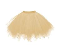 Jupe en tulle pour femme - Multicolore - Classique - Tutu - Tutu - Costume de carnaval - Robe de danse arc-en-ciel - Cosplay - Jupe longue et courte - Ballet