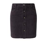 Jupe en velours cÃŽtelÃ© Ã passants de ceinture femme QS Gris 36