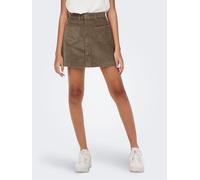 Jupe en velours côtelé High Waist pour femme ONLY Mini Jupe avec boutonnage ONLA