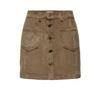 Jupe en velours côtelé taille haute Only Amazing - cub - Femme - Marron - Indoor XS