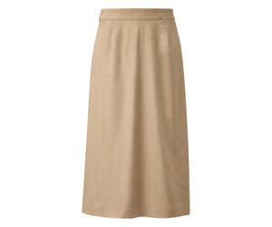 Jupe en velouté femme COMMA Midi Marron 36