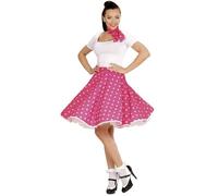 W WIDMANN MILANO Party Fashion - Costume années 50, jupe polaire et foulard, à pois, Rockabilly, Rock'n'Roll, Carnaval