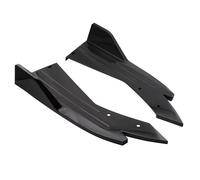 Jupe Extensions Diffuseur Pare-chocs Arrière Universel En 2 Pièces Voiture Jupe Pare-chocs Latérale Séparateur Lèvre, Protecteur Canard Bande Avant Et Arrière Latérale Becquet(Glossy Black)