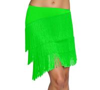 Jupe Femme à Franges Style BohèMe Mini- AsyméTrique avec DéTails à Pompons Fluides IdéAle pour Une Tenue DéContractéE Ou De SoiréE