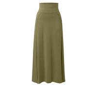 Jupe Femme Hiver - Jupe Longue Élégante pour Femmes avec Design à Double Fente Latérale et Coupe Basique Moderne