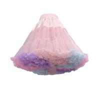 Jupe Femme Hiver Tulle Tutu en RéSille pour Courte Double éPaisseur AllongéE De Danse Bustier