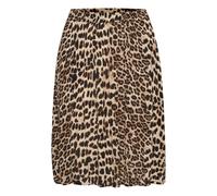 Kaffe – Jupe courte Léopard Classique Femme Multicolore Taille 36 FR