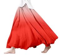 Jupe Femme Longue, Jupes Femme Jupe Maxi Élastique Taille Haute Ete Jupe Imprimée Florale Trapeze A-Ligne Rétro Évasée Jupe avec Doublure Skirt Jupe Femme Grande Taille Vintage Décontracté Dress