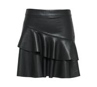 Jupe femme Only Emma imitation cuir frill Noir 34