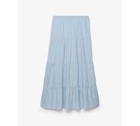 Superdry Woven Tiered Maxi Long Skirt Bleu XS Femme