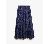 Superdry Jupe femme Tiered Bleu XS