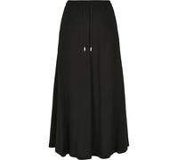 Jupe femme Urban Classics viscose midi-grandes tailles Noir 5XL