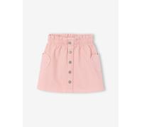 Jupe fille poches coeurs rose 5A