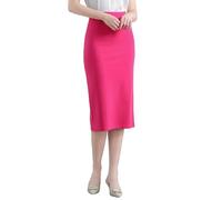 Jupe Hawaienne- Jupe Crayon Mi-Longue Coupe AjustéE Extensible IdéAle Le Travail Taille Haute Moulante éLéGante Parfaite Les Tenues Professionnelles Formelles