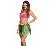 Jupe Hawaiienne Feuilles Bananier 40cm Vert, Anis, Menthe, Eau