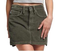 Mini jupe en velours côtelé femme Superdry Vert 32