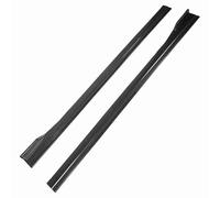 Jupe Lat¨¦rale de Voiture en Fiber de Carbone, 200X11cm, Type 4 Sections, S¨¦parateur de Jupe Lat¨¦rale Gauche Droite, Voitures Universelles