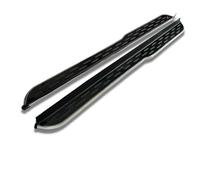 Jupe Latérale 2 Pièces pour Chery pour TIGGO 4 Pro 2020-2025 SUV Marchepied Latéral NerfBar Pédale en Aluminium (avec Supports)(Noir)