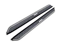 Jupe Latérale 2 pièces pour Mitsubishi pour Eclipse pour Cross 2018-2024 SUV marchepied latéral NerfBar pédale en Aluminium (avec Supports)(Sillver)