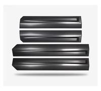Jupe latérale Automobile Bande Moulage Porte Latérale Voiture Bande Protection Kit Couverture Garniture pour Ford pour F150 2015-2022 pour Voitures Jupes Latérales(Style C)